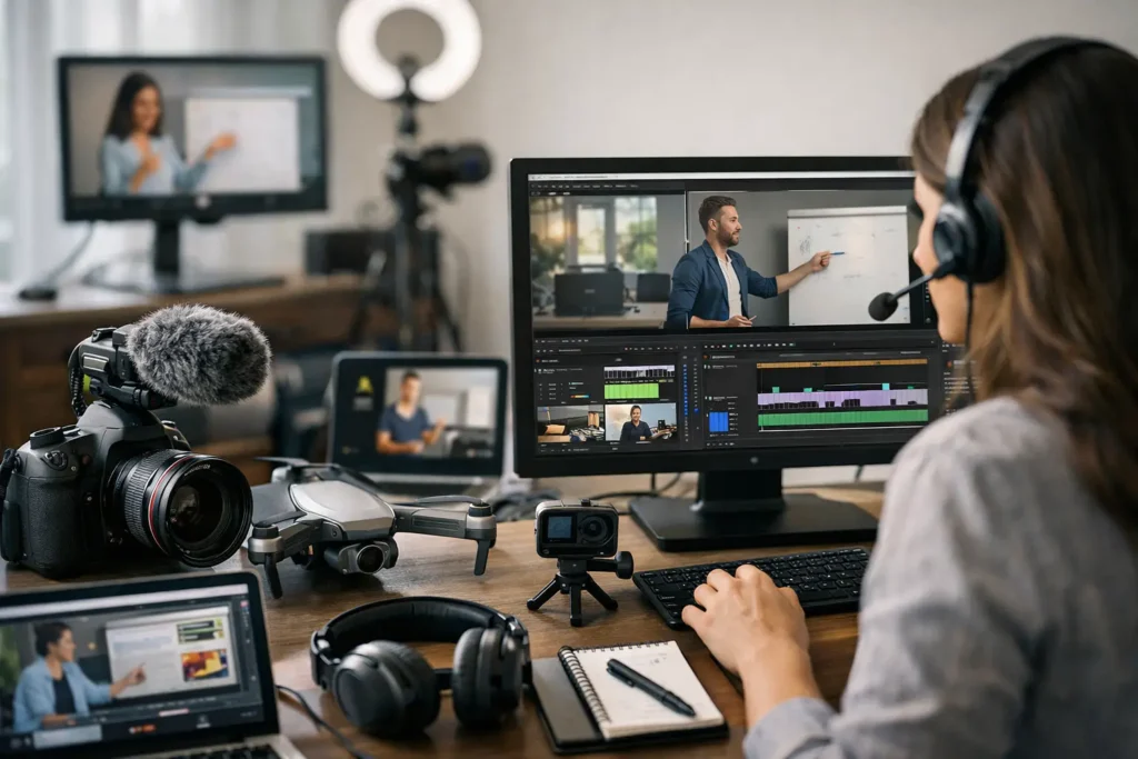 7 melhores formatos de videoaula