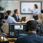 Como gravar treinamento corporativo