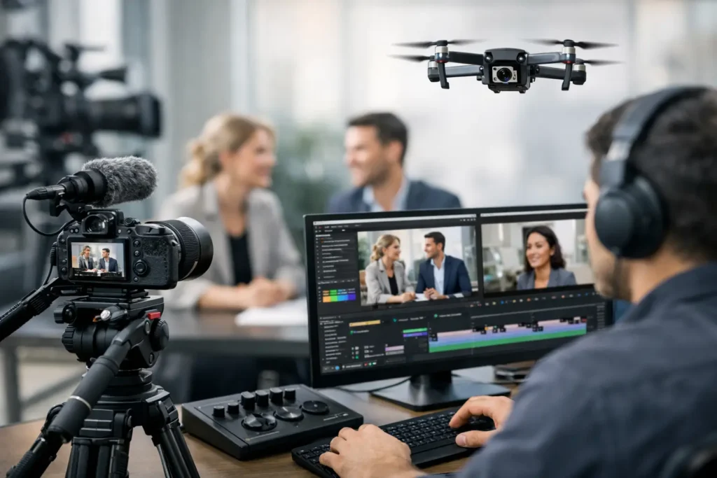 Conteúdo audiovisual para marca empregadora