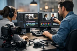 Edição de vídeo corporativo sem desperdício
