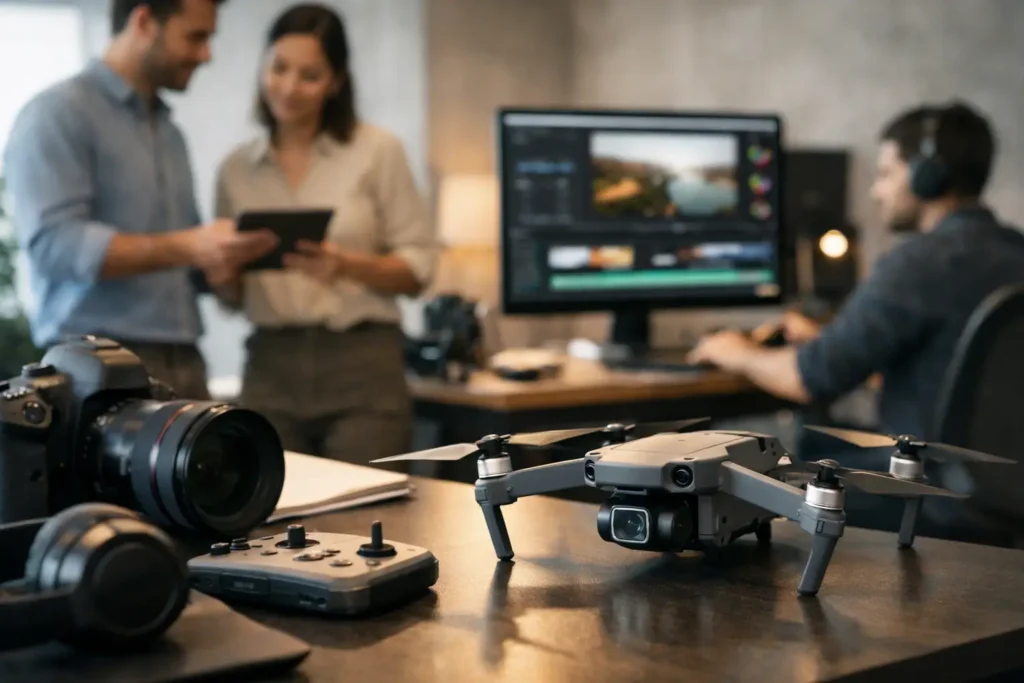 Como usar drone em vídeos para sua empresa