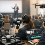 Guia de cobertura para convenções corporativas