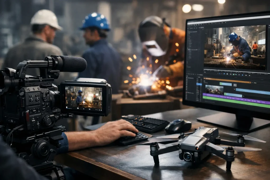 8 exemplos de vídeo industrial que geram resultado