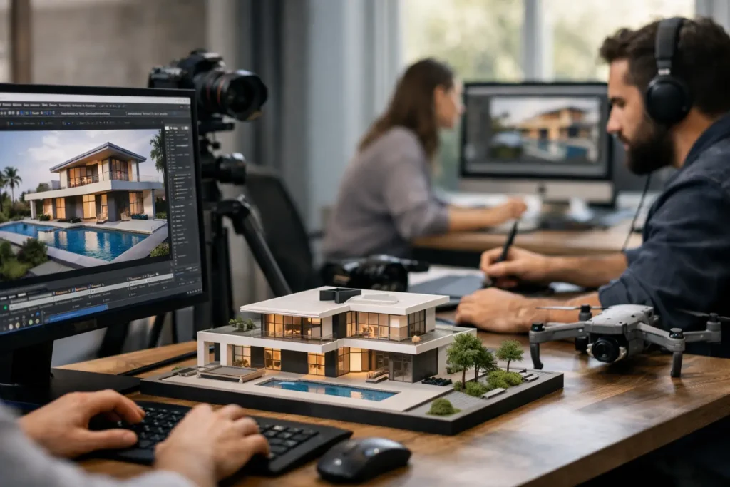 Animação 3D para arquitetura que vende projetos