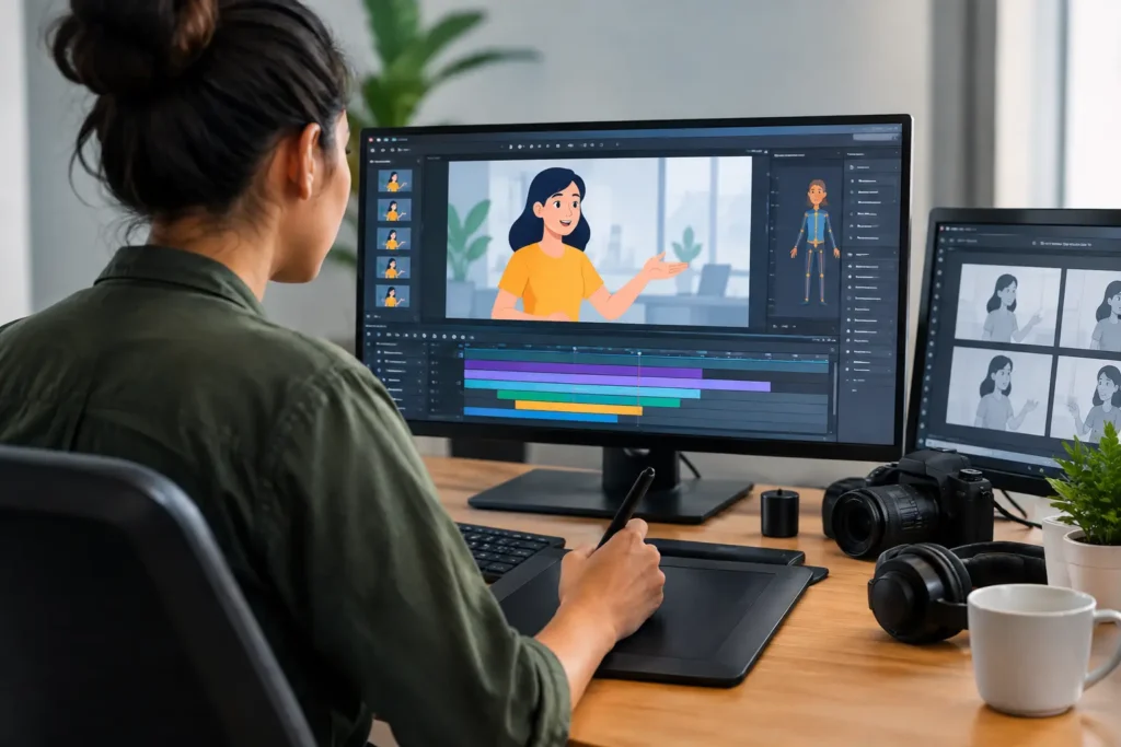 Animação 2D para treinamento que funciona