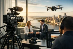 Filmagem corporativa Porto Alegre com estratégia