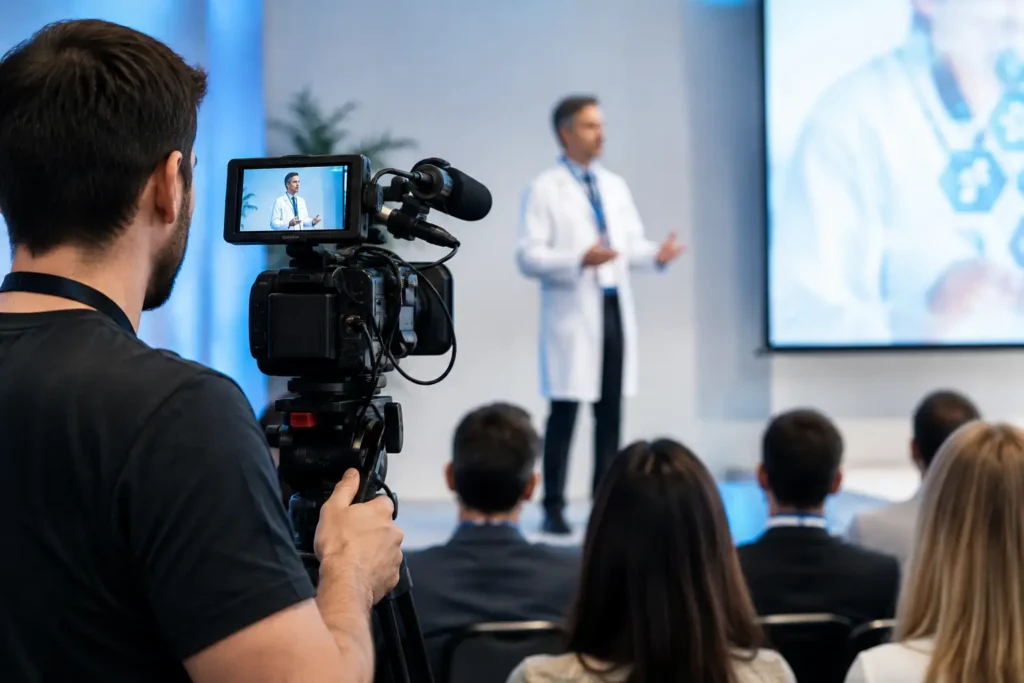 Congresso médico: vídeo que amplia resultados
